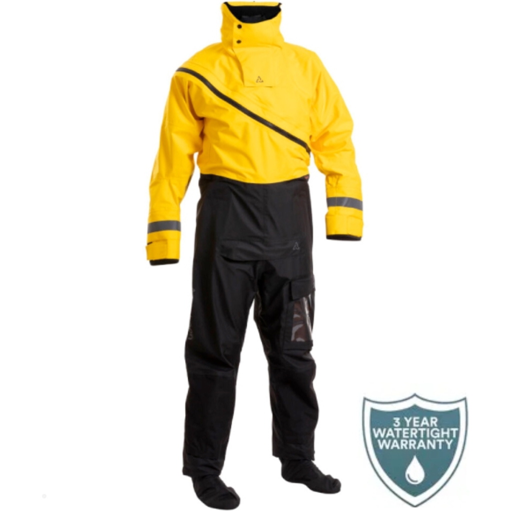 2026 Typhoon Hombres RNLI Infinity Traje Seco 200 100206 - Amarillo / Black